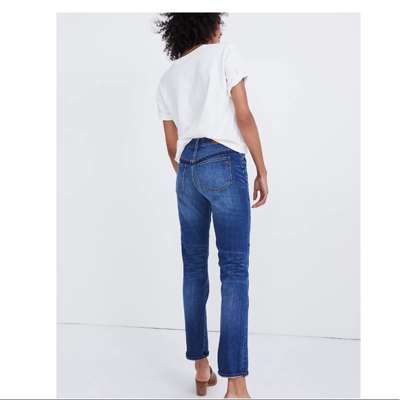 NWT Madewell The High-Rise Slim Boyjean: Beaded Edition - Picture 4 of 8